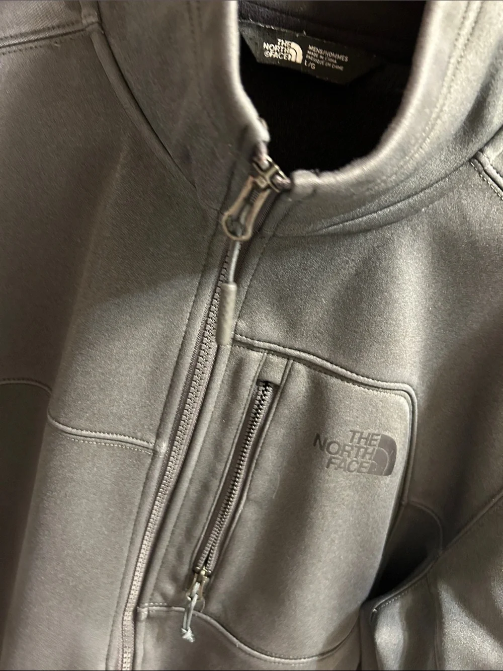 The North Face Men's Charcoal Gray Softshell Jacket
